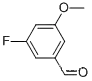 Molecular Structure of 699016-24-5 (Benzaldehyde, 3-fluoro-5-methoxy- (9CI))